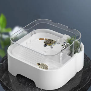 Tanques de tortugas con bombas de <span class=keywords><strong>agua</strong></span>, tanques de tortuga pequeños con plataformas y comederos Fábrica de Jeneca al por mayor - Product Image 6