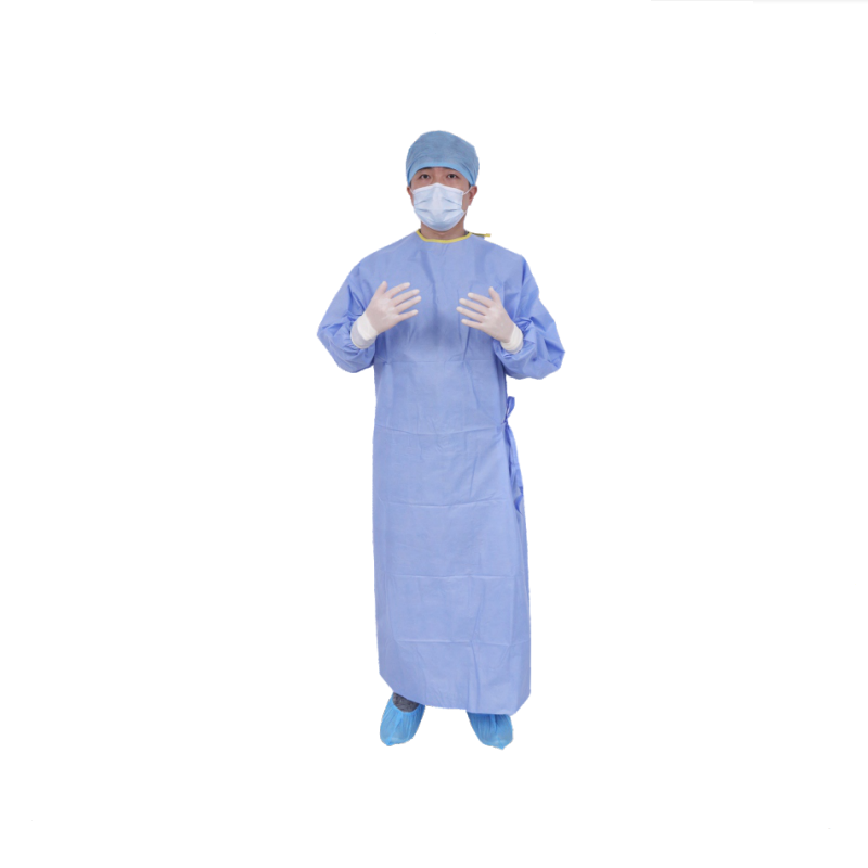 CE & ISO Approved Medical Operation Gown SMMS Surgical Gowns Sterile