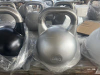 Kettlebells de compétition fitness portables, durables, écologiques, en acier moulé avec revêtement en poudre, couleur personnalisée, logo sur mesure, vente en gros 2025