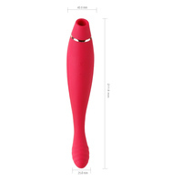 Saug-Vibrator 2-in-1 Wiederaufladbarer Vibrator für Frauen Silikon Sexspielzeug Masturbationshilfen