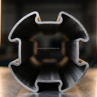 Poteau d'éclairage intelligent multifonction en acier, intégration multipolaire 180x180x5mm