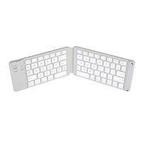 Clavier pliable ultra-portable, clavier sans fil rechargeable de poche pour les voyages et le bureau