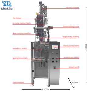 Máquina de envasado de sobres con sellado de 3 lados <span class=keywords><strong>para</strong></span> dulces, chocolate y gránulos, con mecanismo de sujeción y extracción <span class=keywords><strong>para</strong></span> confitería y snacks - Product Image 3