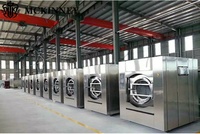 Mesin Cuci Pengering Otomatis Penuh 100kg Bahan Stainless Steel 304 dengan Kebisingan Rendah Bersertifikasi CE Cina