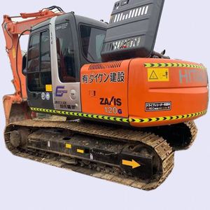Excavadora Hidráulica Hitachi ZX120 de Segunda Mano, Maquinaria Pesada de 12 Toneladas, Excavadoras Usadas de 10 Toneladas ZX120 con Bomba Hidráulica Shimadzu - Product Image 1