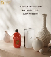 Diffuseur d'arôme d'huile de parfum commercial nébuliseur d'huile essentielle diffuseurs d'huile de parfum d'hôtel diffuseurs d'arôme muraux