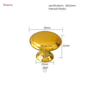 Kenop Lemari Dekoratif Berbagai Jenis, Grosir, Plastik, untuk Furnitur Lemari dan Meja Rias - Product Image 2
