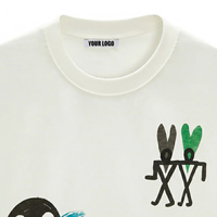 T-shirt Oversize da Uomo in Cotone Premium con Stampa Personalizzata e Logo, Manica Corta, Taglie Grandi, Alta Qualità, Vendita all'Ingrosso