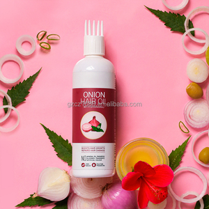 Nhãn Hiệu Riêng 100% Tự Nhiên Hành Tây Nuôi Dưỡng Da Đầu Elixir Huyết Thanh Điều Trị Rụng Tóc Tăng Trưởng Dầu Với Lược - Product Image 1