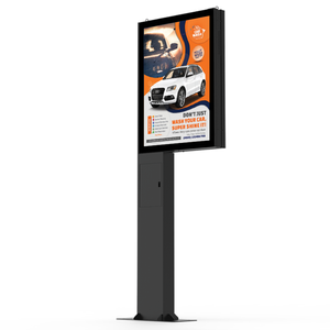 Ánh sáng mặt trời phải đối mặt với trực tiếp ngoài trời <span class=keywords><strong>LCD</strong></span> màn hình quảng cáo hai mặt kỹ thuật số biển quảng cáo đèn bài Màn hình LED - Product Image 6