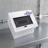 Boîtier de distribution MCB modulaire (modèle à double porte KK34) avec barre omnibus neutre, usage industriel, fournisseur en gros d'Inde