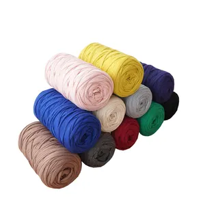 Charmkey 100% recycled cotton T-shirt yarn random color accept custom packaging