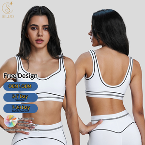 <span class=keywords><strong>Reggiseno</strong></span> Sportivo Personalizzato ad Alto Impatto, Top da Yoga in Morbido Spandex, Schiena Profonda a U, Supporto Laterale Anti-Shock per Palestra e Allenamento - Product Image 3