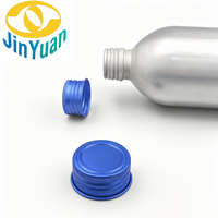 Bouchons filetés en aluminium de qualité alimentaire pour bocaux, personnalisables en profondeur, à ouverture/fermeture facile, pour compléments alimentaires
