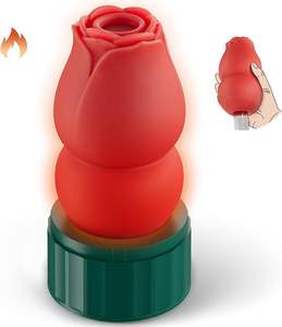 Rose Male Mastur bator Cup Heizung TPE <span class=keywords><strong>Vagina</strong></span> Anal 3D Tunnel Soft Pocket Pussy Toy für Männer Adult Sexspielzeug für Solo Play - Product Image 1