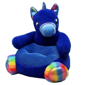 Fauteuil enfant en peluche doux et confortable, motif ours, panda, licorne et canard, avec rembourrage en coton PP – Cadeau idéal pour siège d'enfant – Vente chaude - Product Image 1