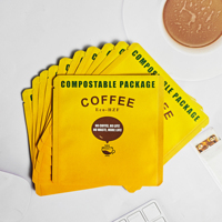 Sachet de café thermoscellé emballage 3 joints latéraux sac d'égouttement de café sac en plastique Mini feuille d'aluminium graine petit thé café Mylar sacs