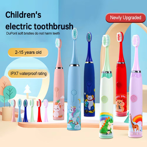 <span class=keywords><strong>Brosse</strong></span> à <span class=keywords><strong>Dents</strong></span> Électrique Sonique pour Enfants à Piles, Souple, pour 3-15 Ans, 6 Têtes de Rechange, OEM - Product Image 4