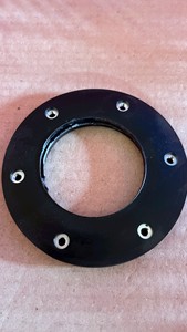 Original Design Injection Molded Plastic Encapsulated Reinforced Industrial Mount <b>Ring</b> <b>Plate</b> with Steel Insert - Product Image 2