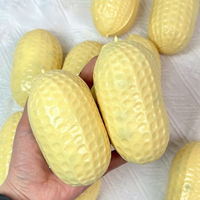 Jouet Squishy anti-stress cacahuète, jouet sensoriel pour soulagement instantané de l'anxiété, balle anti-stress cacahuète, balle Squishy ASMR craquante