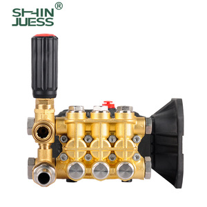 Bomba de Pistón de Alta Presión Shinjuess 20Mpa con Cuerpo de Cobre, Limpiador de Autos de Uso Pesado con Accionamiento Eléctrico - Product Image 1