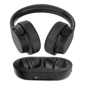 Casque <span class=keywords><strong>Bluetooth</strong></span> sans fil pour seniors avec émetteur TV et base de charge, pour malentendants, sans délai audio - Product Image 3