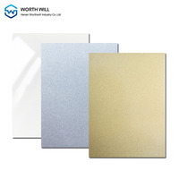 Vente en gros de plaques de sublimation en aluminium A3 A4 blanc brillant sublimation métal flans en aluminium plaques d'impression en métal