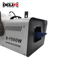 Machine à neige artificielle en gros DMX 1500W, ventilateur puissant, souffleur de flocons de neige 5L pour spectacles et fêtes