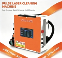 Nouvelle machine de nettoyage au laser pulsé portable 200W, équipement de nettoyage de la rouille, de la peinture et du bois, 12 modes, garantie 3 ans