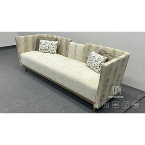 Nouvel ensemble de canapés sectionnels surdimensionnés de style français pour salon de villa, en tissu velours moderne - Product Image 5