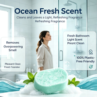 Tablettes nettoyantes professionnelles pour surfaces de salle de bain, tablettes effervescentes à dissolution rapide pour baignoires, carreaux et éviers, nettoyage en profondeur