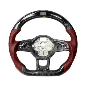 Volant de voiture en fibre de carbone pour Volkswagen <span class=keywords><strong>GOLF</strong></span> POLO MK6 et MK7 Volant LED Affichage Intérieur de voiture Mise à niveau - Product Image 4
