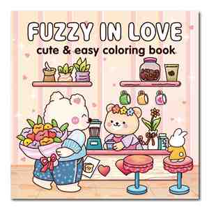 Designs simples et mignons, audacieux et faciles pour le stress et la relaxation, livre de coloriage douillet et moelleux Hygge pour adultes et enfants - Product Image 3