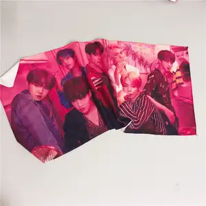 Umwelt freundliche Stoff Jubel Slogans Banner Custom Print Kpop Slogan Handtuch