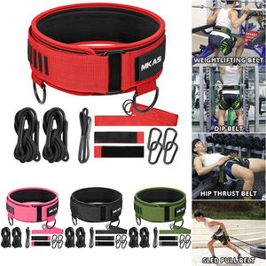 LADYGLOW Ceinture d'haltérophilie multifonctionnelle brevetée <span class=keywords><strong>4</strong></span> en 1 Dip Sled Pull Belt Hip Thrust - Product Image 1