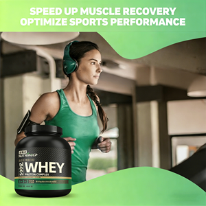 Poudre de protéines de lactosérum de qualité alimentaire au goût chocolat pour la prise de masse et la remise en forme - Product Image 5