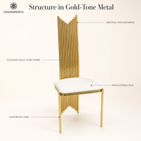 Chaises de salle à manger modernes en acier inoxydable empilables pour hôtel, restaurant, banquet, mariage, événement, usage commercial
