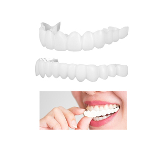 Cubierta de <span class=keywords><strong>dentadura</strong></span> con sonrisa superior e inferior, para dentaduras falsas, blanqueador Dental, gran oferta - Product Image 3