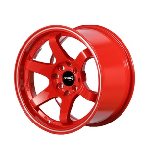 604 Cerchioni 17 Pollici Sport Car 6 Spoke Aftermarket 17x7.5J <span class=keywords><strong>Mags</strong></span> 4 Foro 5 Lug Ruota In Lega di Alluminio 17 Pollici cerchi 4x100 5x114.3 - Product Image 1