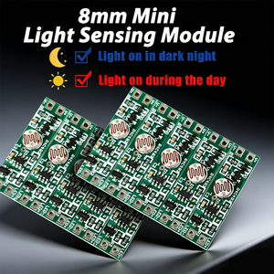 8mm Mini Fotodirenç Işık Algılama Modülü Işık Sensörü Switch12V Otomatik Sokak Lambası Kontrol Cihazı Gündüz Gece Sensörü Lamba için - Product Image 1