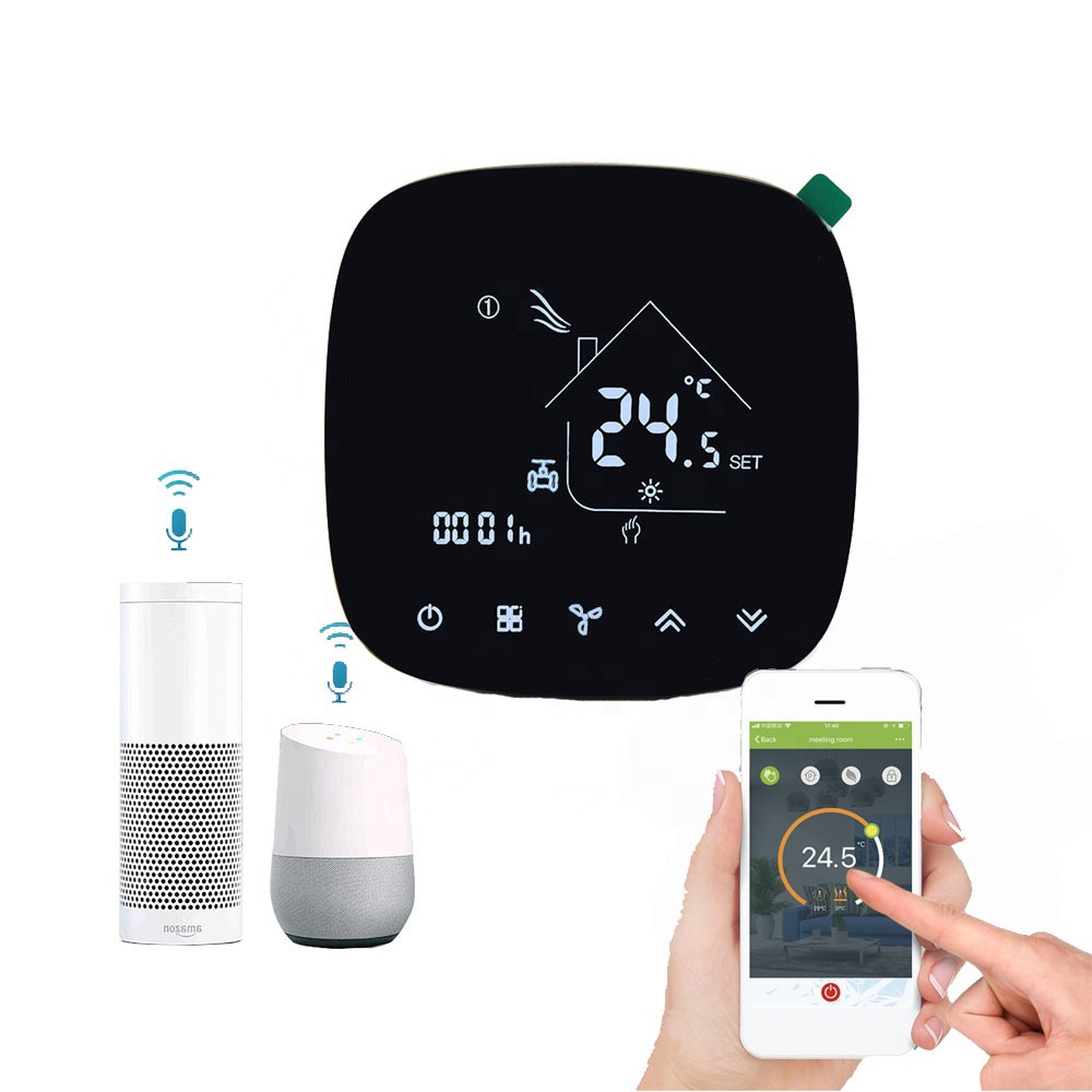 Digital Alexa Google Home Wireless Aire acondicionado bomba de calor  programable 24volt termostato de sala WiFi inteligente - China Termostato  de bomba de calor, termostato inteligente 24V