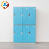 Casier de rangement modulaire moderne en ABS |   Meuble de rangement en plastique flexible personnalisable pour écoles, gymnases, bureaux et usage commercial