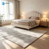 Wohnzimmerteppiche mit Muster-Gravur, modernes Design, geschnitzte Bodenteppiche, Jacquard-Bodenmatten