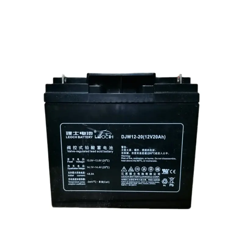 Batterie au plomb DJW12-20 de remplacement de batterie de Leoch 12V20Ah pour le matériel médical de communication de puissance d'UPS