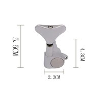 Factory Direct Professional 4pcs 2R 2L/set Tuning Pegs Keys Electric bass guitar tone control, tuning knob for strings