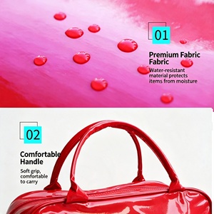 Sac de sport transparent personnalisé avec logo, trousse de toilette étanche, sac fourre-tout pour yoga et pilates, sacs de voyage en PVC pour femmes - Product Image 4