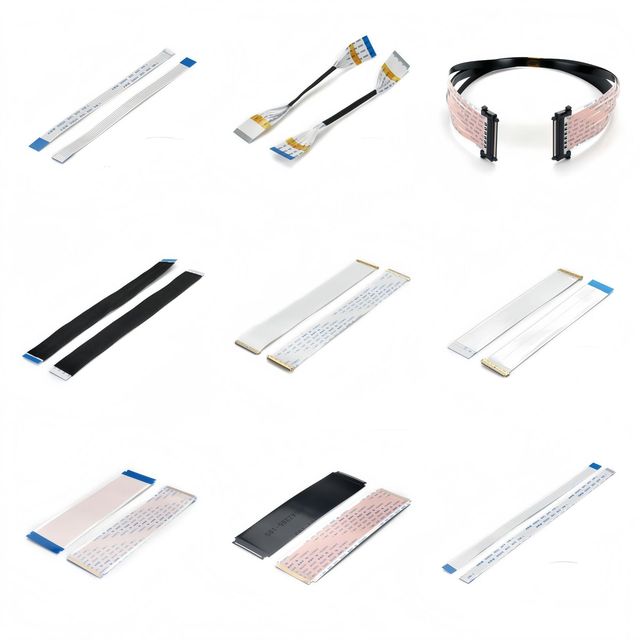 EDP Computer Display Cable 05mm Pitch 30-Pin LCD Screen Flex Extension FFC Ribbon 0.5x10x150mm 85C Conductor Material None