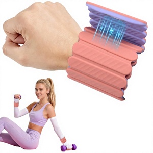 Pesi per Caviglie e Polsi, Set da 2 Pezzi, Chiusura Magnetica in Silicone, per Allenamento a Casa, Jogging, Yoga, Pilates, <span class=keywords><strong>Fitness</strong></span> - Product Image 4