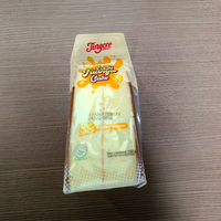 Jingcre 100G Petit Déjeuner Dessert Gâteaux Triangle Pain Frais Saveur De Lait Farine De Blé Boîte Emballage Faible En Gras Certifié HALAL