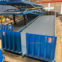 Rampe de chargement mobile pour chariot élévateur, rampe de levage hydraulique en acier robuste, portable et mobile, vente en gros d'usine, avec certifications CE ISO